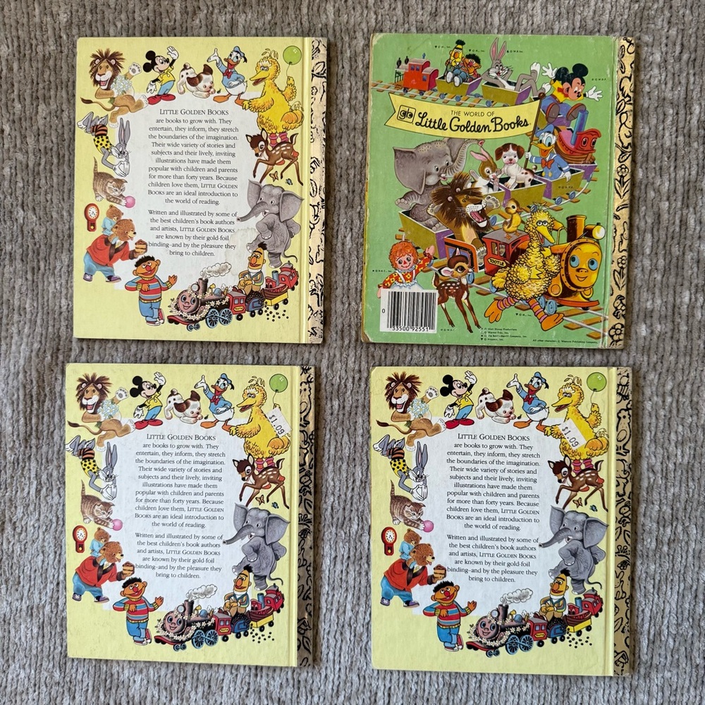 Vintage Little Golden Books Lot – Bugs Bunny & Road Runner – Set of 4 - Picture 2 of 5